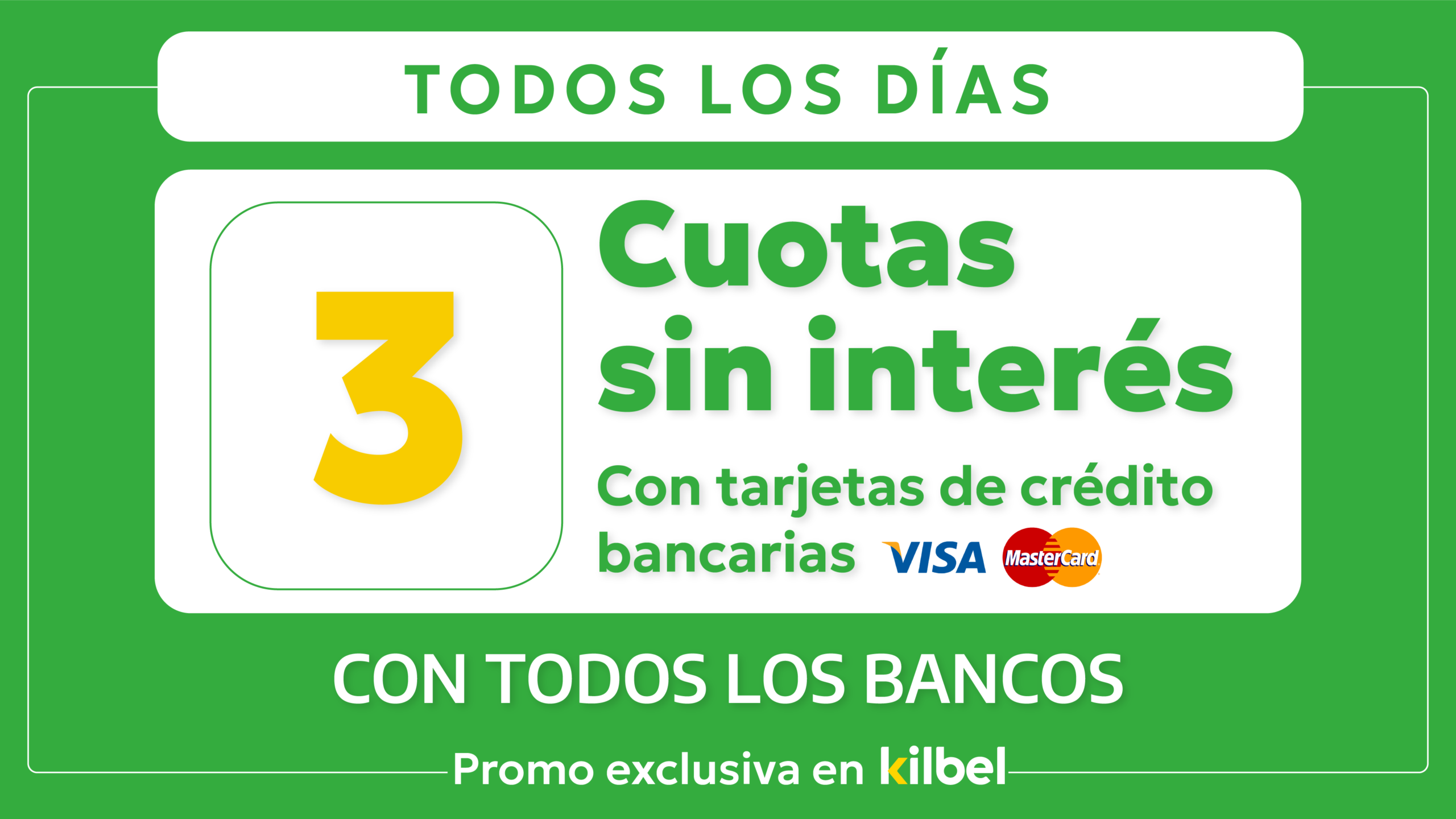 3 cuotas led