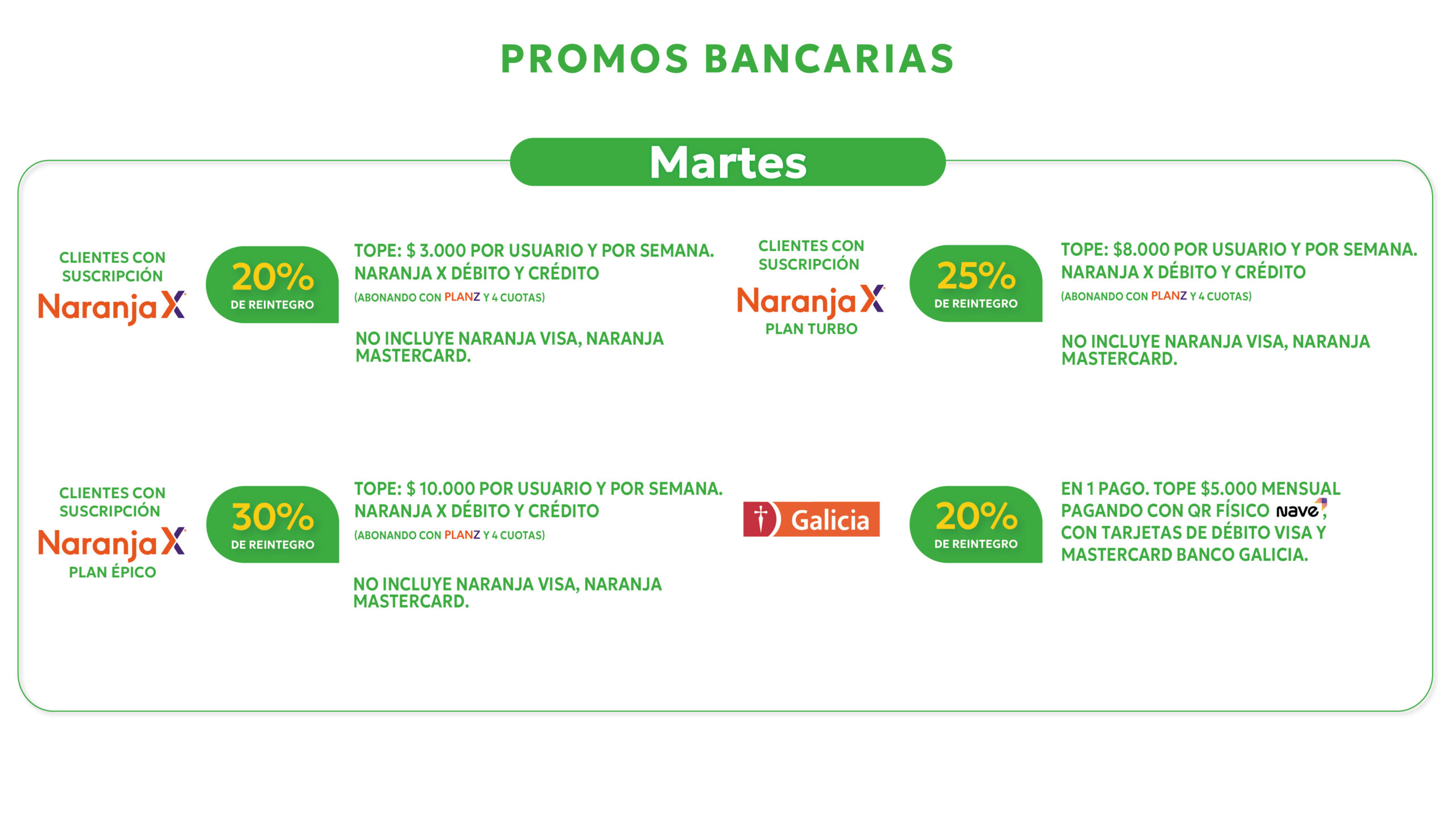 Promos martes 05-26