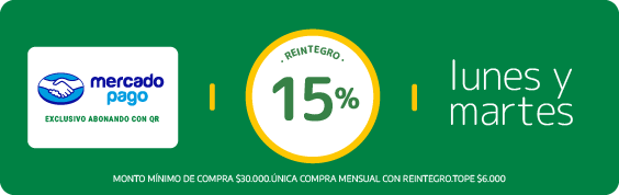 institucional lunes y martes mercado pago
